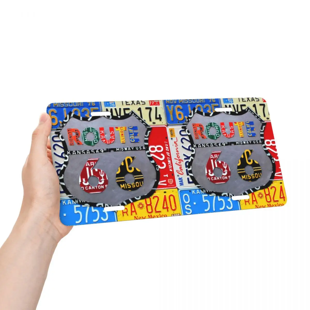 Главная улица Америки номерной знак новинка Route 66 художественный автомобиль