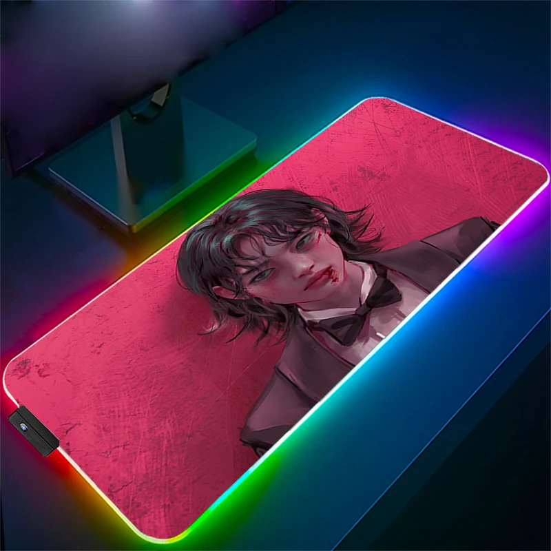 

Игровые аксессуары для клавиатуры, коврик для мыши в стиле аниме, компьютерные аксессуары для офиса, коврик для мыши Xl, игровой коврик для ПК...