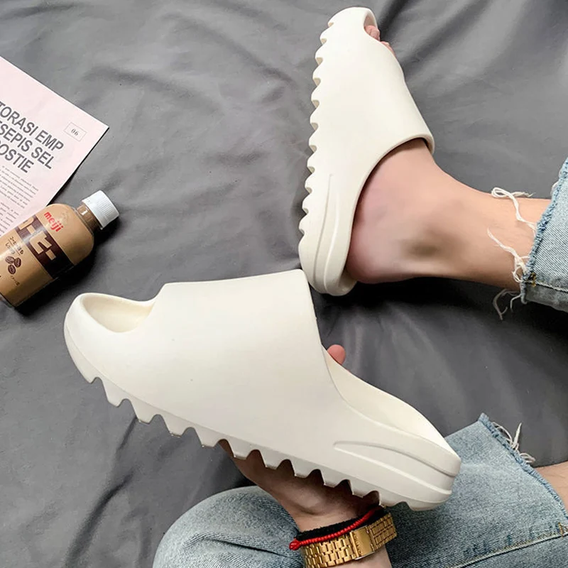 Brand Men Women Slippers Hight Quality Beach Slippers Man Fashion Indoor Home EVA Slides 2023 New Summer Platform Men 's Sandals