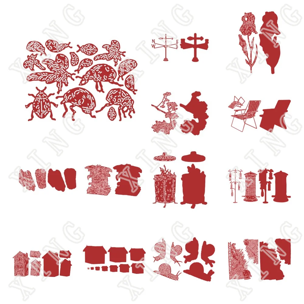 

2022 Spring Gardeners Dream Blooming Florals Rainbow Perch Blaze Cutting Dies Diy Paper Scrapbooking Decoration Embossing Molds