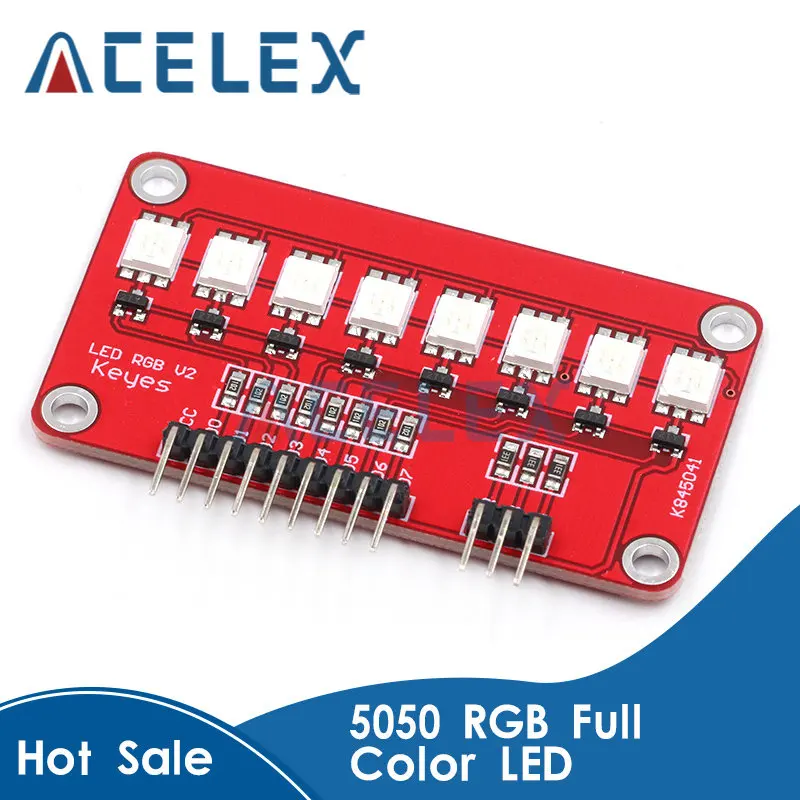 Полноцветный светодиодный/водный модуль RGB 5050 микроконтроллер проточный