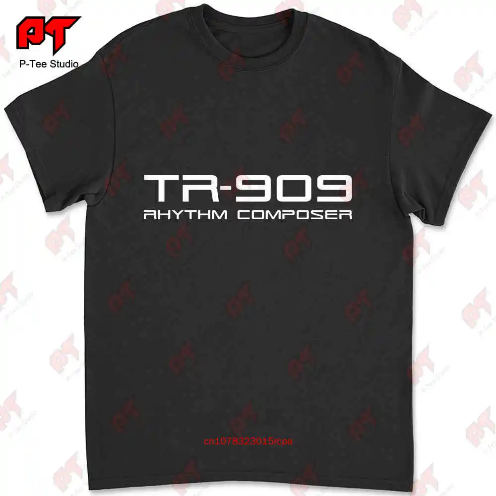 Аналоговая футболка Rave House 4F9Z с логотипом Roland Tr 909 808 303
