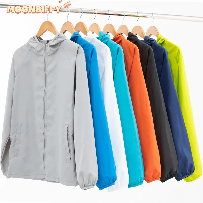 

New Ultra Light Camping Rainproof Jackets Men Sun-Protective Jacket Women Unisex Outdoor Sport Quick Dry Skin Windbreaker Jacket