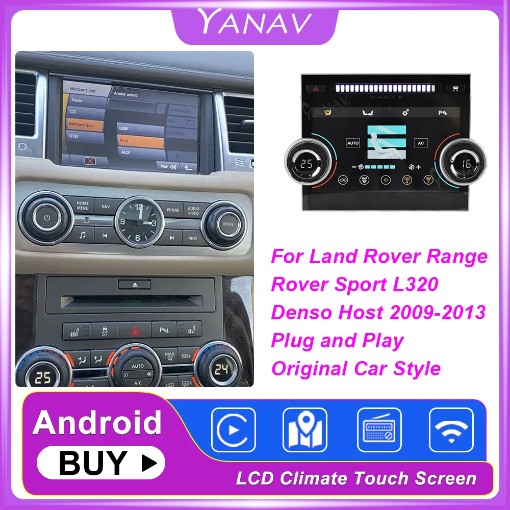 

AC Panel For Land Rover Range Rover Sport L320 2009-2013 Denso Host Climate LCD Air Conditioning Board AC Control Touch Screen