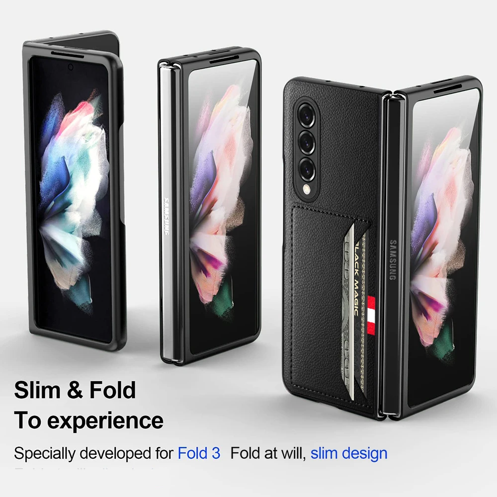 Противоударный удобный чехол для Samsung Galaxy Z Fold 6 5 5G Fold5 Fold6 3 4 2 Fold3 Fold4 Fold2 аксессуары