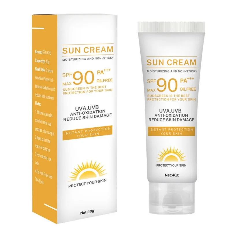 

40g Facial Sunscreen Oil Free Nourishing Gentle for Sensitive Skin for Men Women