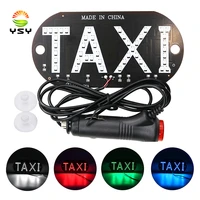1x taxi led indicator light panel sign warning light car interior for taxi driver taxi light with switch suction beacon signal