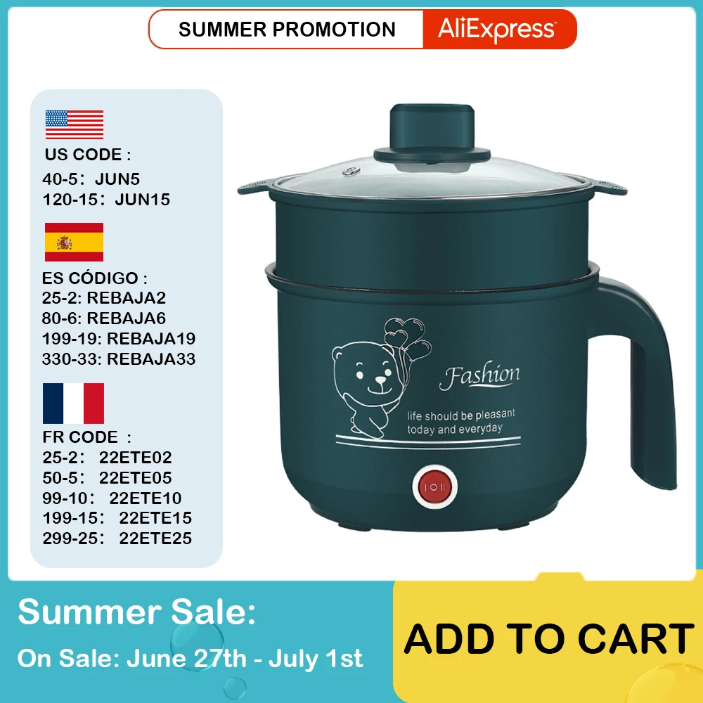 

Electric Rice Cooker Non-stick Cooking Machine Single/Double Layer Hot Pot Multifunction Mini Electric Rice Cooker for Home