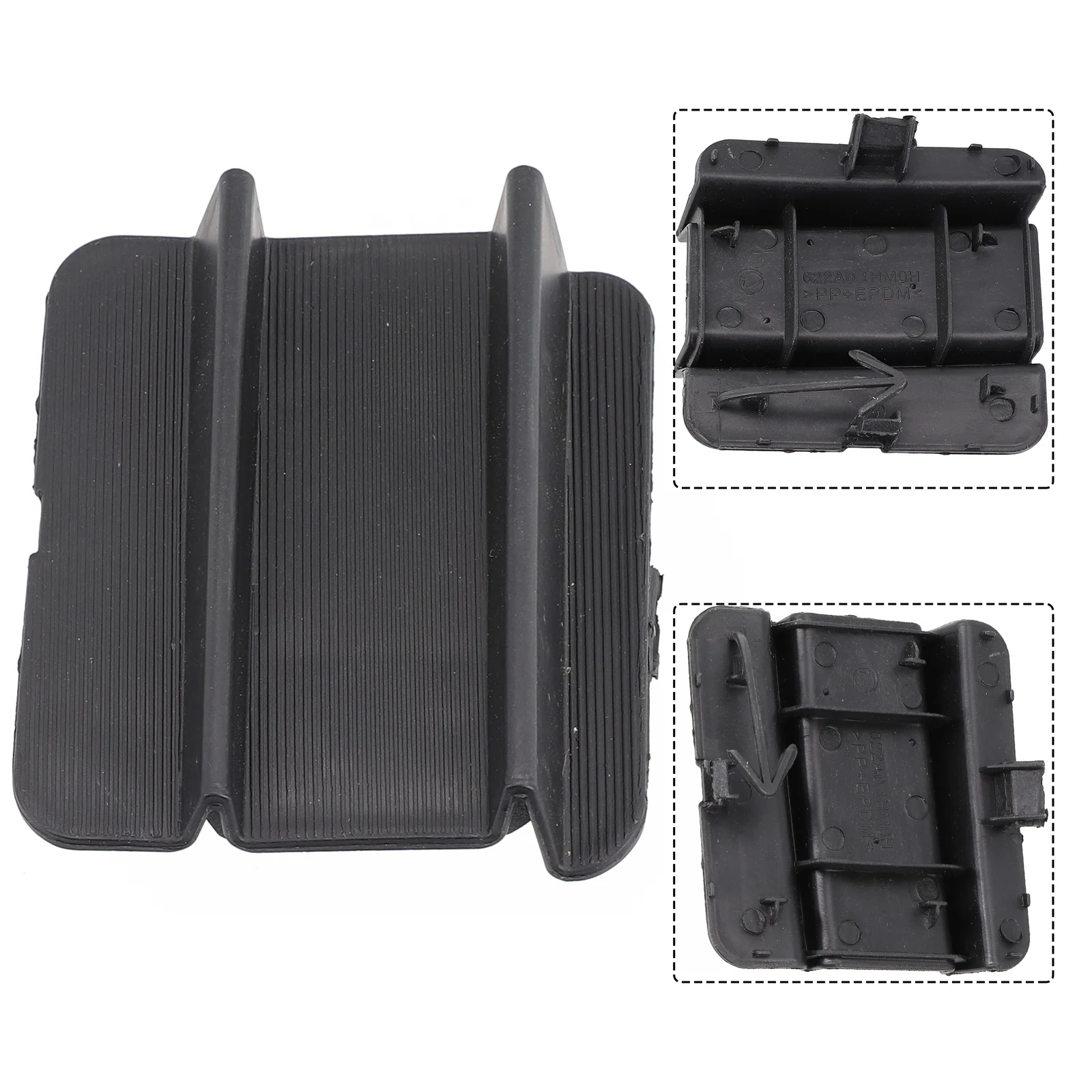 

Car Front Bumper Hook Cover Cap 622A01HM0H/622A0-1HM0H For Nissan For March For Micra K13 Front Bumper Trailer Cover Accessorie