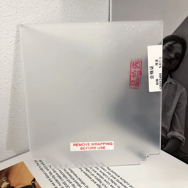 Прозрачные акриловые пустые листы для светодиодсветильник Ки 5 шт. прямоугольные