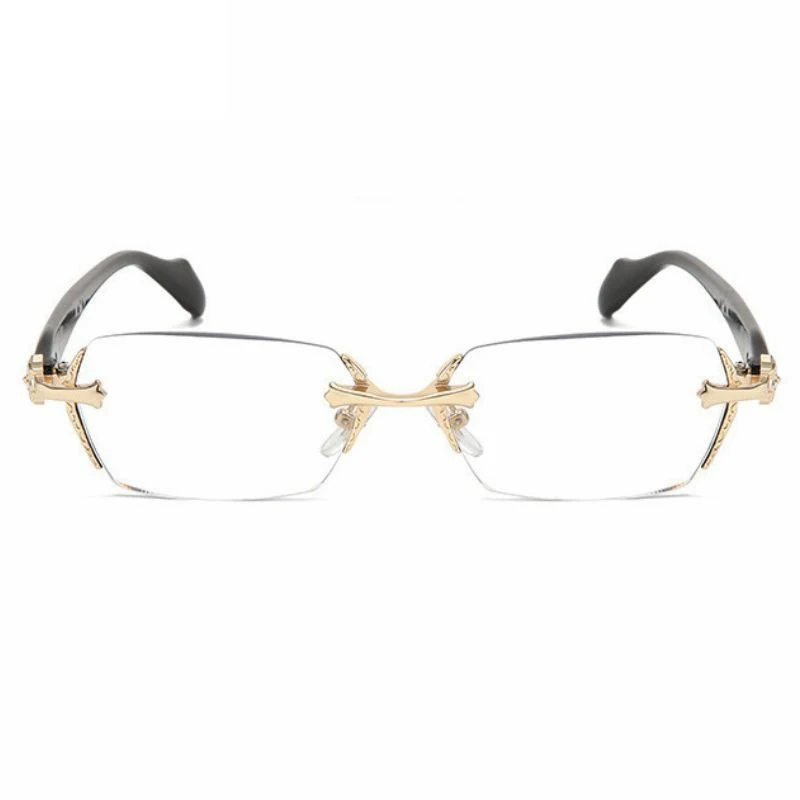 Винтажные оправы для очков чтения без с синей оправой