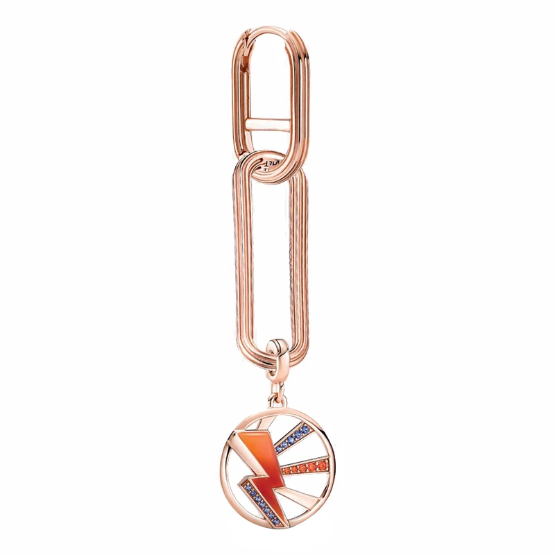 

Серьги женские из серебра 925 пробы с подсветкой, 1 шт.