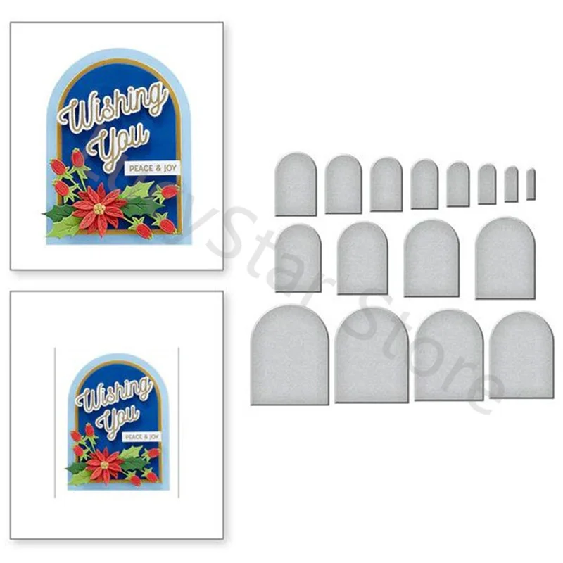 

Christmas Confetti Stencils and Stencils Scrapbooking New Arrivals 2022 Metal Cutting Stencils Crafts Making Templates