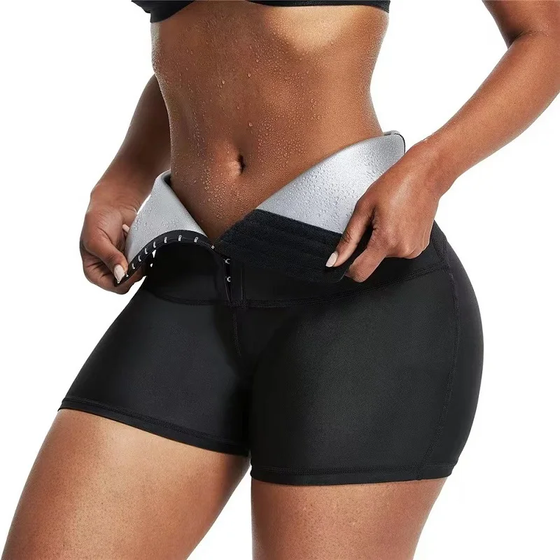 Sauna Pants Shorts Shapewear Women Weight Loss Sweat High Waist Trainer Body Shaper Slimming Tummy Control Underwear Panties