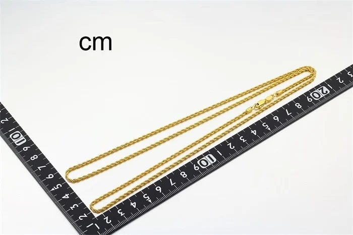 Twisted Rope Chain Necklaces Women 