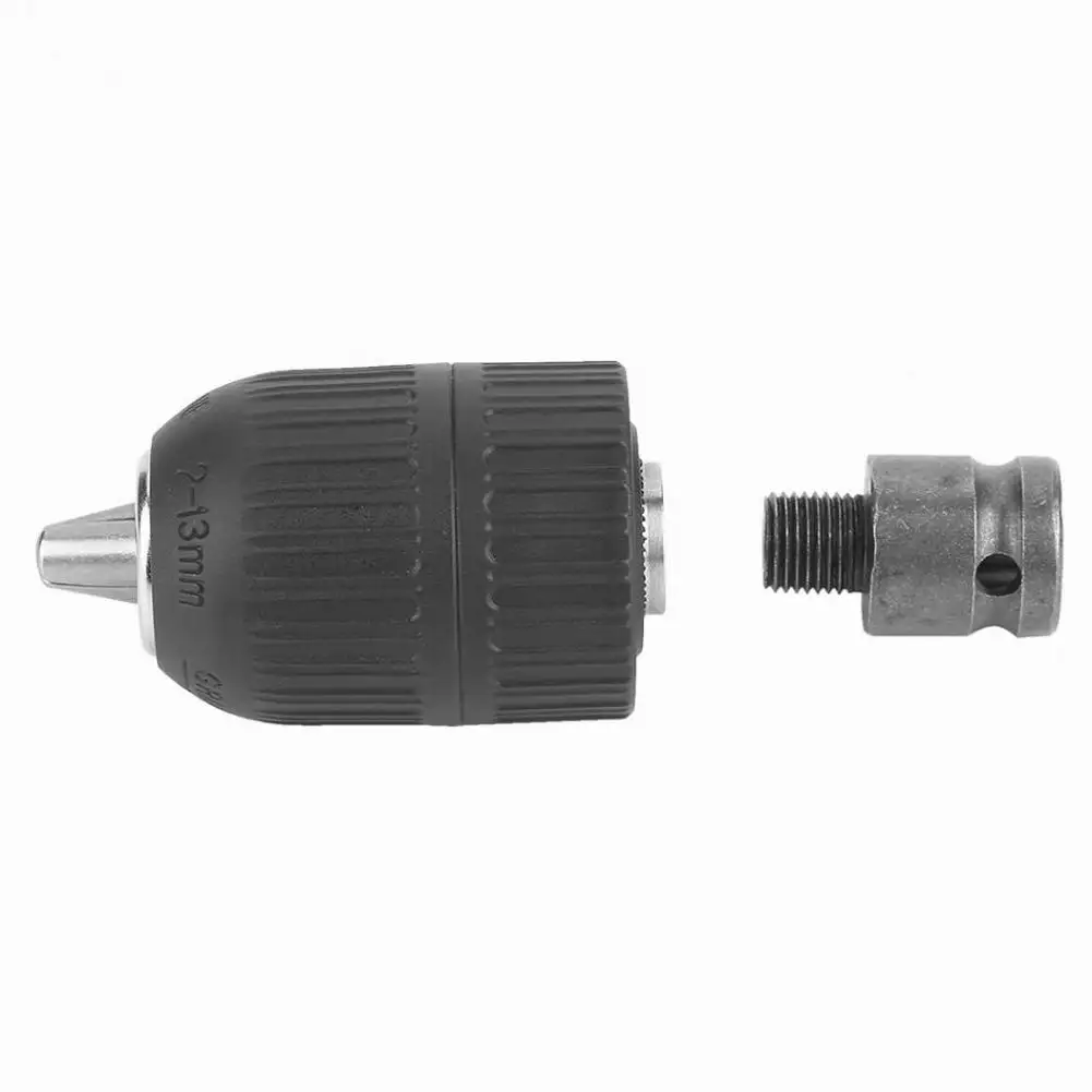 

2-13 mm Precise Keyless Drill Chuck Converter 1/2"-20UNF Thread Quick Change Adapter for Impact Wrench Conversion Tool
