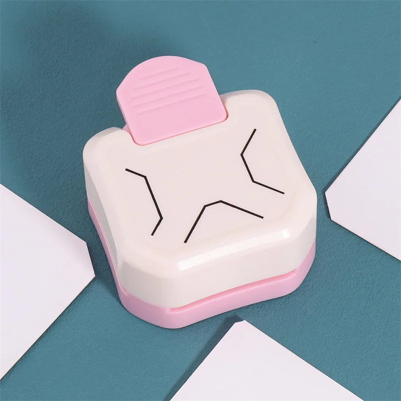 Дырокол для бумаги 3 в 1 угловой круглый ручной учет инструменты скрапбукинга