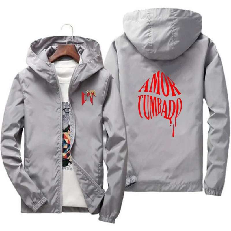 Мужская повседневная ветровка Natanael Cano Corridos Tumbados спортивная уличная куртка