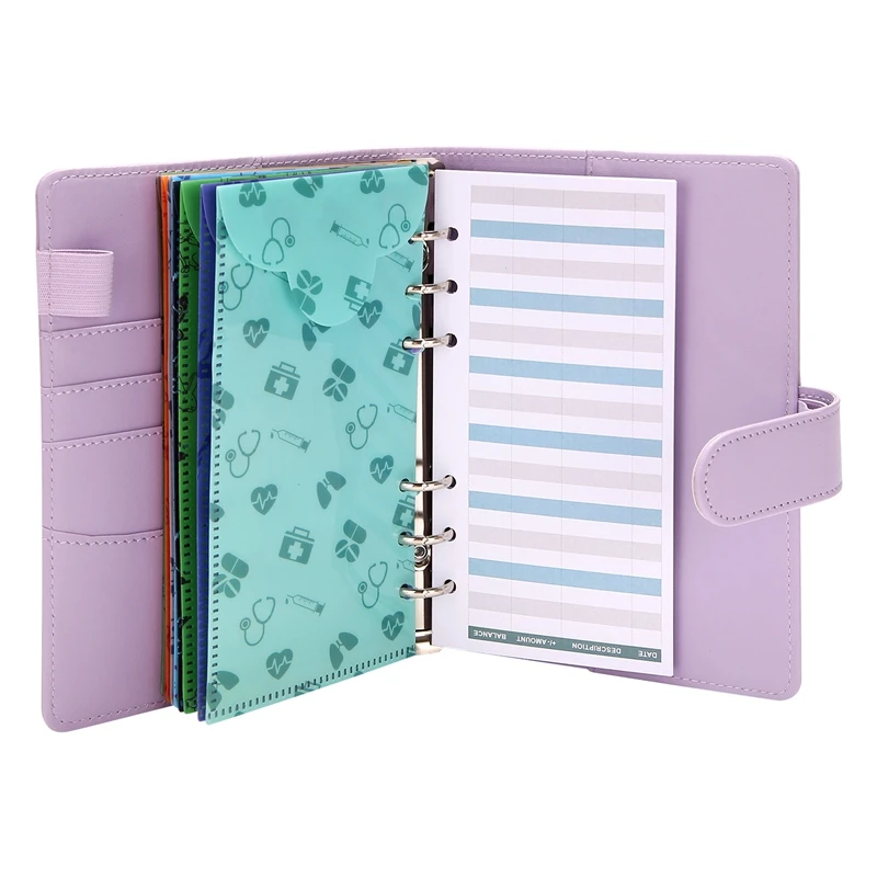 

28 Pieces PU Leather Budget Planner Organizer Cash Envelope System For Budgeting Envelopes For Bill Planner