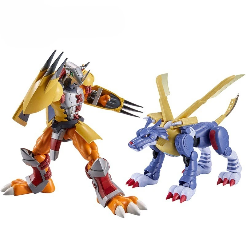 

Genuine Bandai Figure Rise FRS Digimon Adventure War Greymon Metal Garurumon Plastic Action Figurine Toys Assembling models