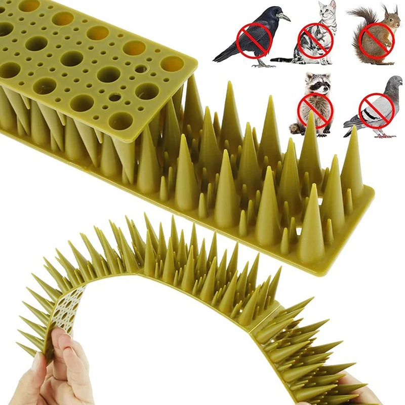 

12 шт., репеллентные шипы для птиц, кошек, енота и других мелких животных