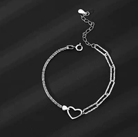 korean styletitanium steel niche fashion bracelet is not easy to fade and deform casually match girls love bracelet