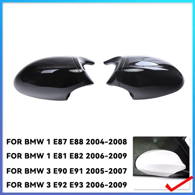 

Для BMW E90 E91 2005-2007 E92 E93 2006-2009 M3 Style E80 E81 E87 чехол для зеркала E90 крышка бокового зеркала заднего вида автомобиля