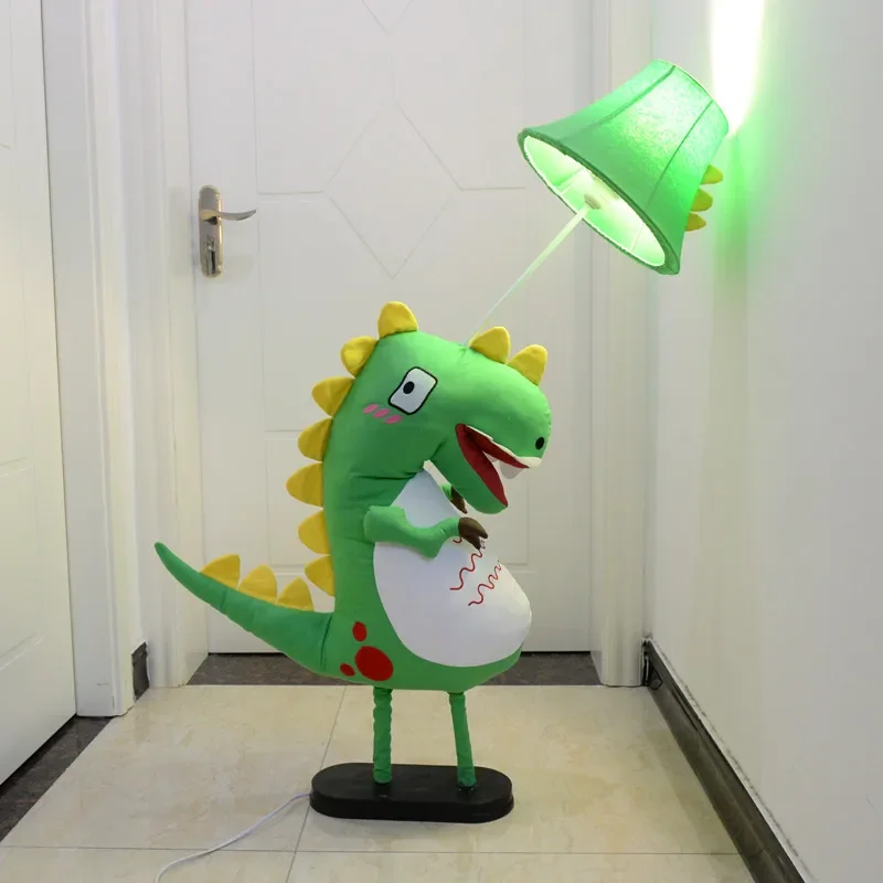 Настольная лампа с динозавром прикроватная для спальни скандинавское общежитие