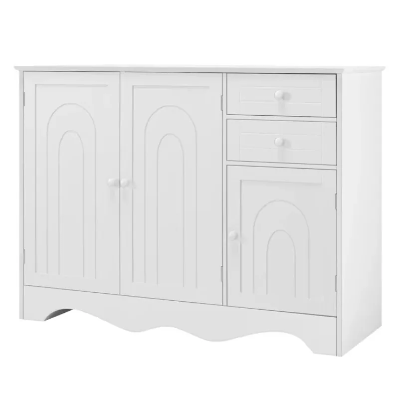 Фото Luxus Vintage Moderne Wohnzimmer Válbel Weißes Hölzernes Buffet Seitentisch Mini Eckzimmer Kaffee Wein Bar Schrank Für Zuhause №4