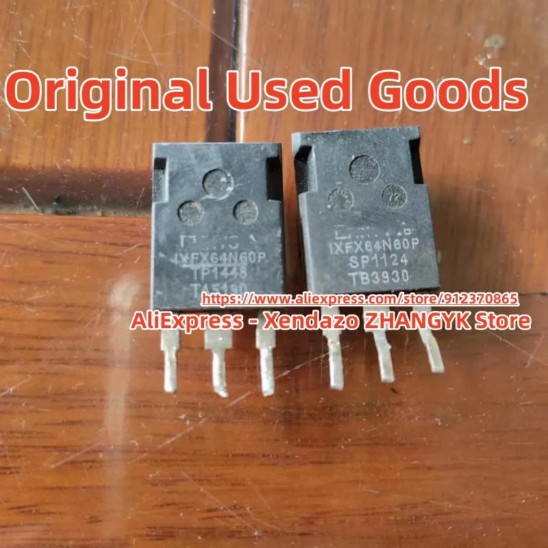 

5 шт. (не новый) IXFX64N60P 64N60 IXFX64N60P3 TO-247 N-канальный мощный моп-транзистор, оригинальные б/у товары