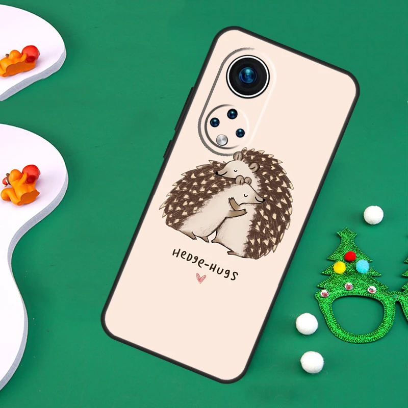 Чехол Kawaii Hedgehog для Huawei Honor Magic 5 Lite X7 X8 X9a 50 70 P20 P40 P30 Pro P Smart Nova 9 5T чехол