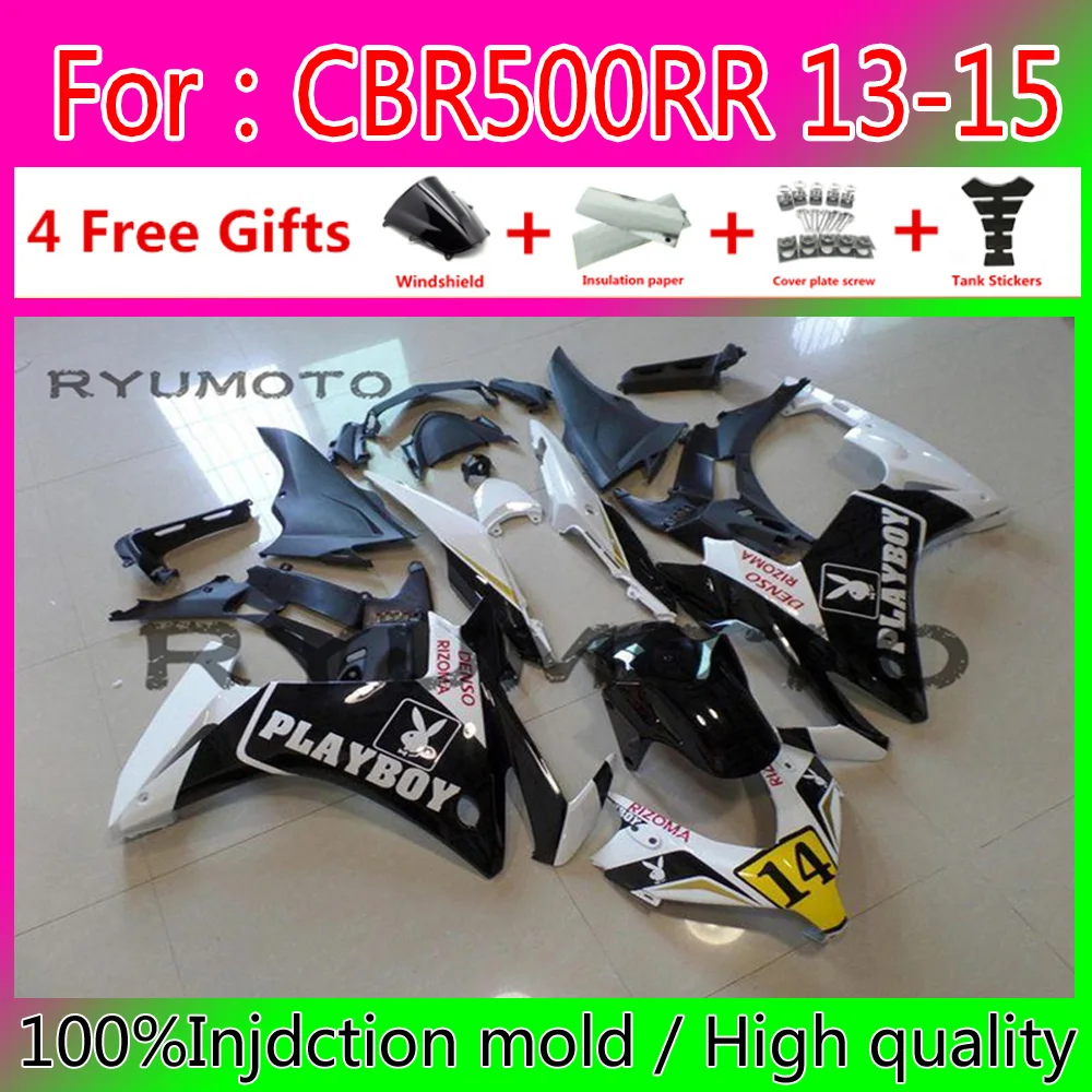 

Motorcycle Injection mold fairings for Honda Cbr500 RR CBR500RR 13 14 15 CBR 500 RR 2013 2014 2015 bodywork Fairing