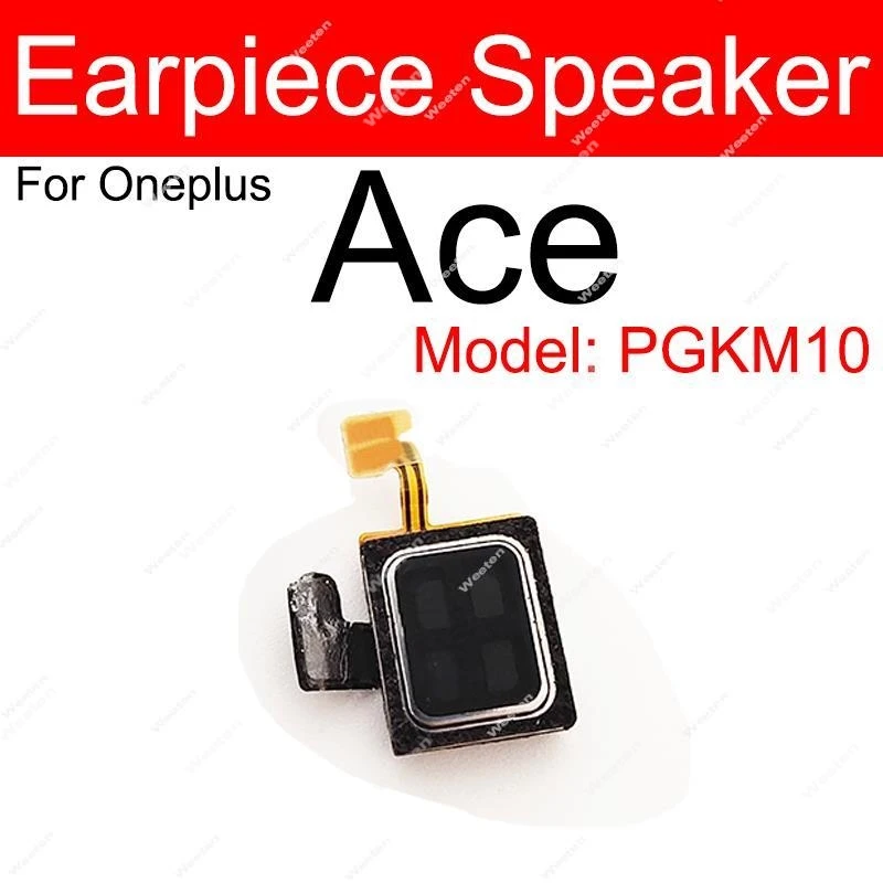 Динамик динамика для OnePlus 1+ ACE Pro Ace 2 2V 3 3V 3Pro Racing Верхний динамик Ушной звук Гибкий