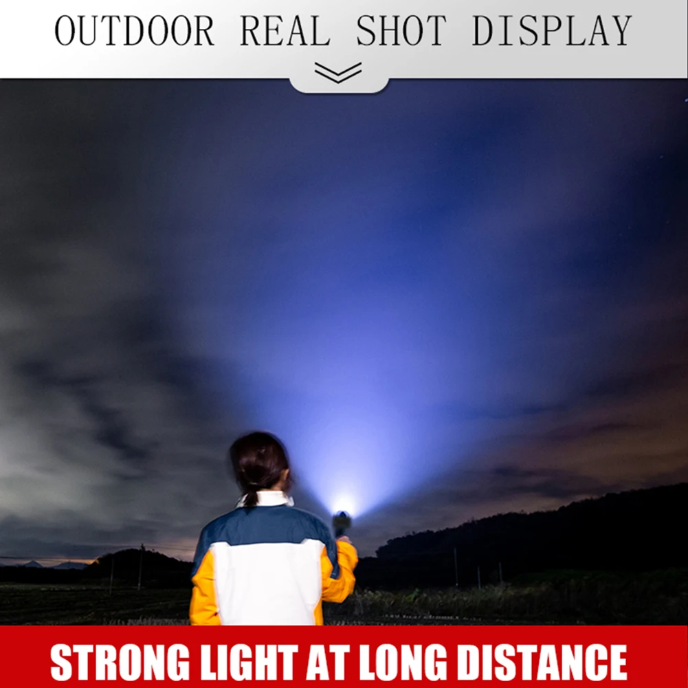 

COB LED Torch Light Micro USB Rechargeable XHP90/XHP160 Flash Light 2500LM/2800LM IPX4 Waterproof Outdoor Lighting