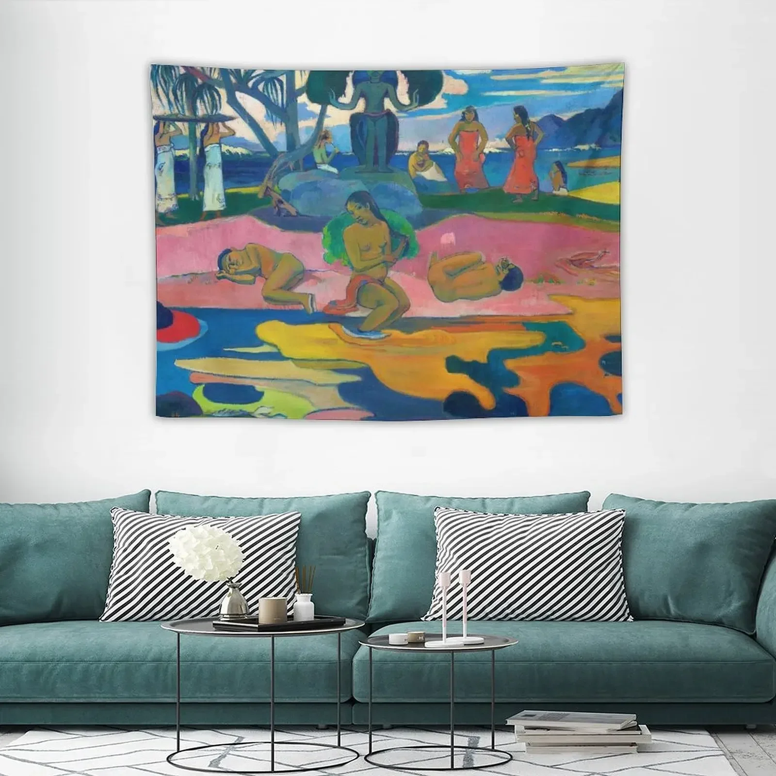 Paul Gauguin Mahana no atua (День Бога) Гобелен на заказ Милый декор комнаты Декоративные