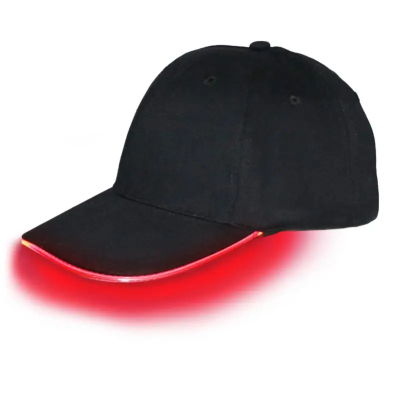 

Женская шляпа, светящаяся шляпа, защита от солнца, регулируемый Рождественский костюм, Милая Красная шляпа с 4 режимами освещения для концертов, занятий спортом