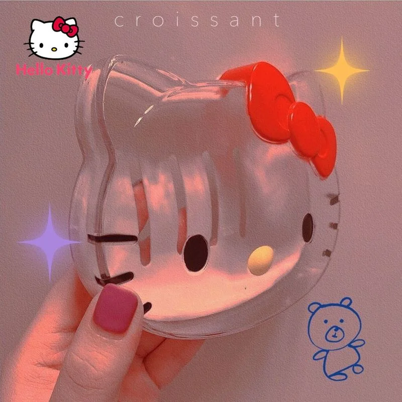 

Hello Kitty Soap Box Personality Cartoon Drain Household Soap Holder Travel with Lid Storage Soap Holder Washroom Accessories