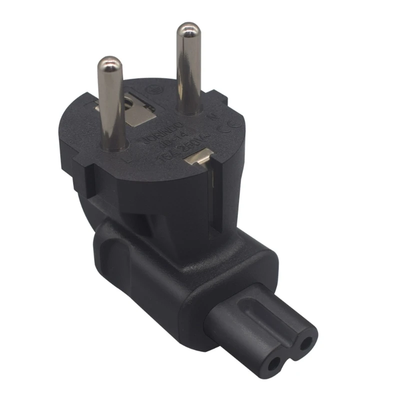 

EU4.8 Europe 2 Prong Male to IEC C7 Female Power Adapter For Notebook Laptop