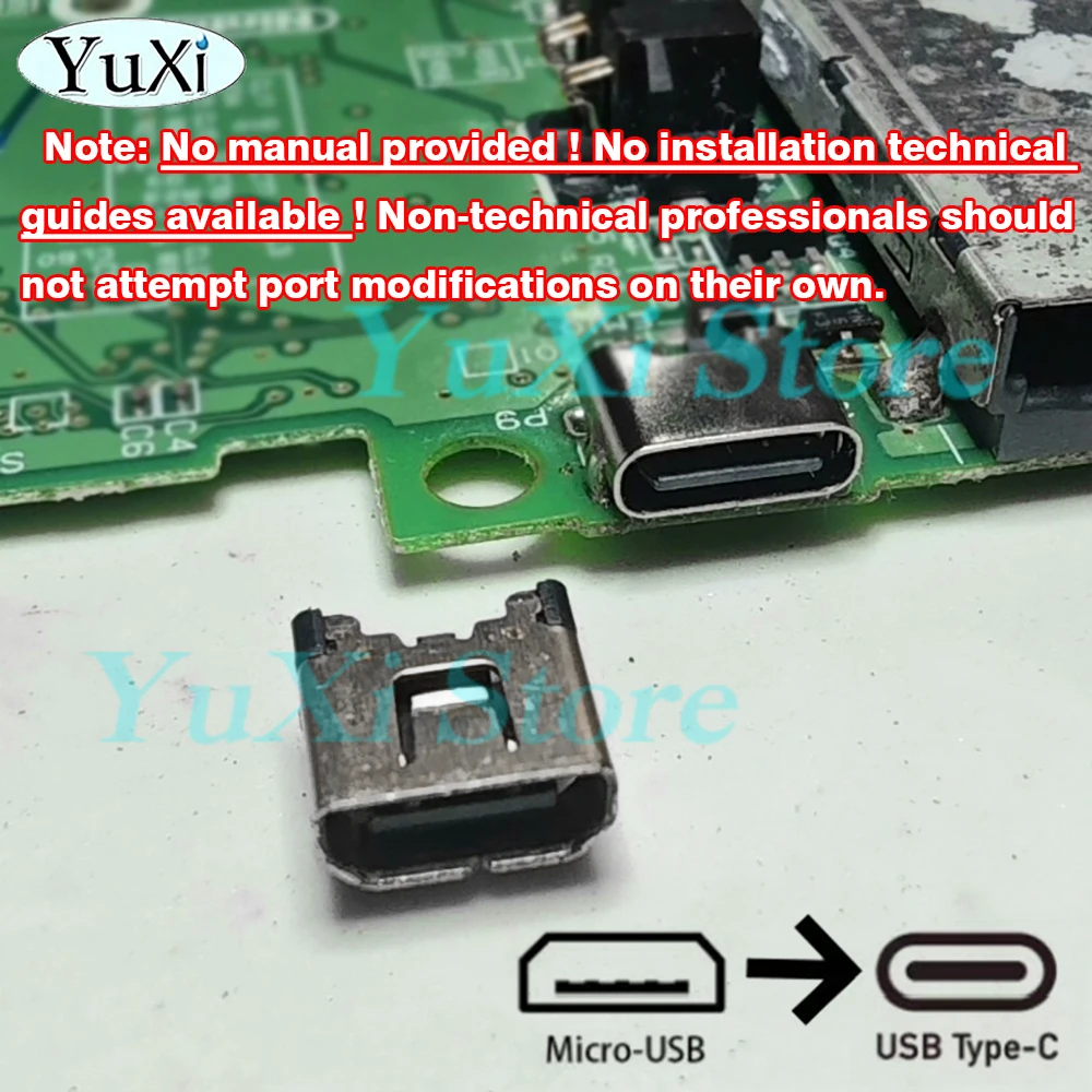 Фото 1 шт. порт зарядки Type-C для NDSi NDSi XL LL, новый контроллер геймпада 2DS LL, USB-микрозарядное устройство, плата Mod DIY Part №4