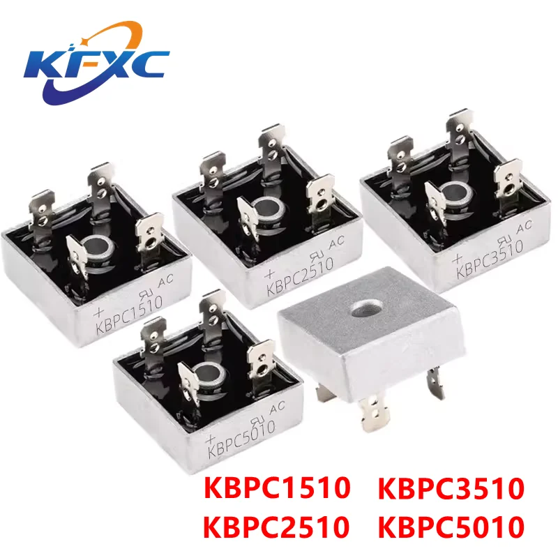 Мостовой выпрямитель KBPC1510 KBPC2510 KBPC3510 KBPC5010 DIP-4 15A 25A 35A 50A 1000V