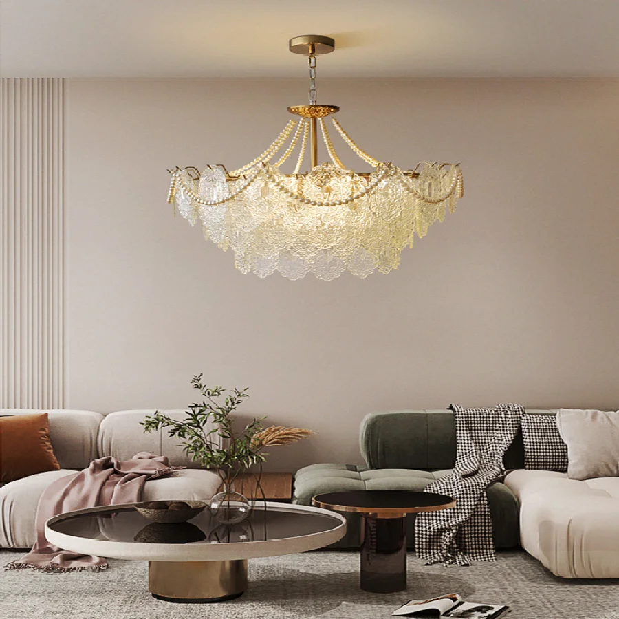 

2022 New Trend Home Decor Lustre LED Celling Chandelier Luxury Indoor Celling Lamp Home Appliance For Living Room