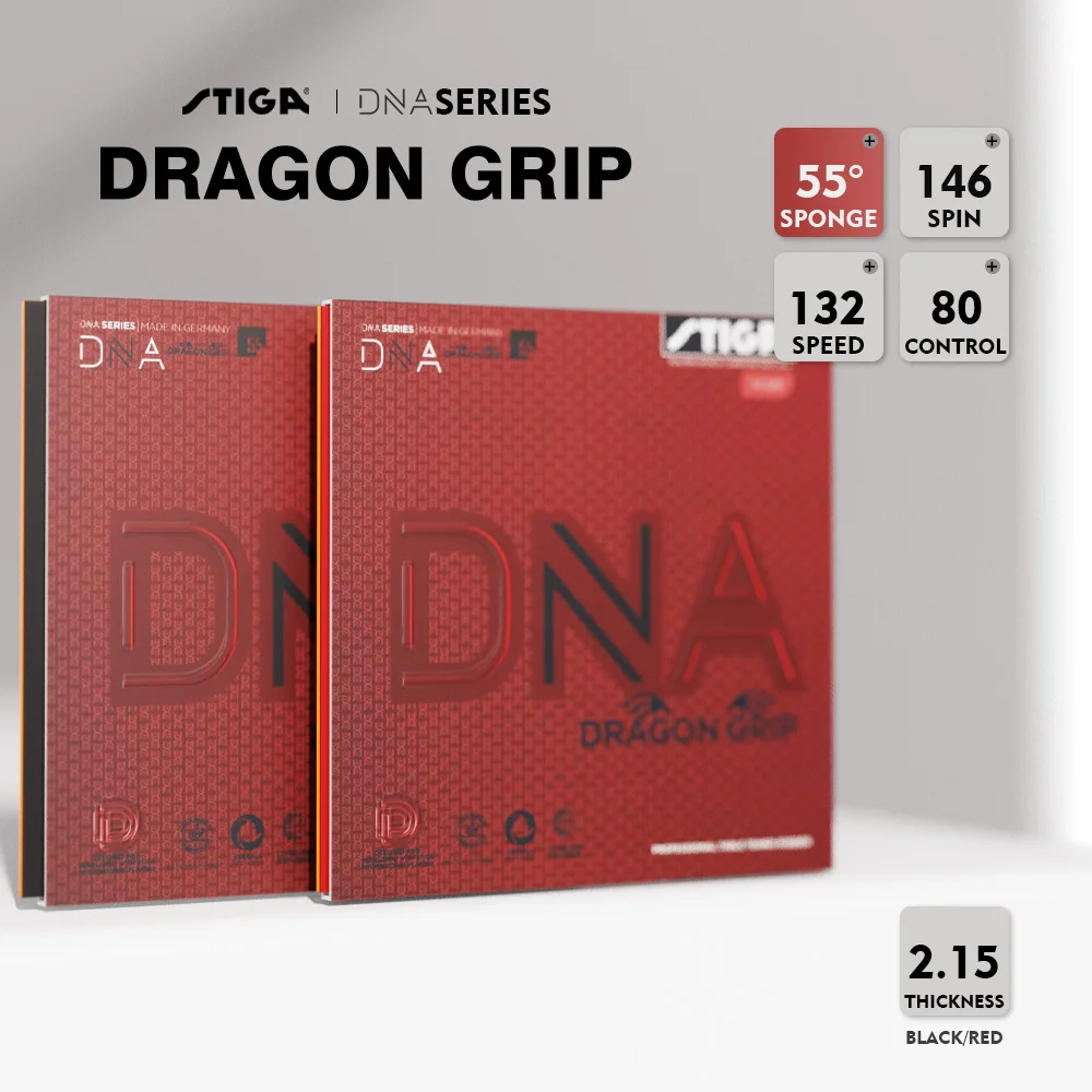 STIGA DNA DRAGON GRIP 55 резиновые шипы для настольного тенниса ограниченный выпуск
