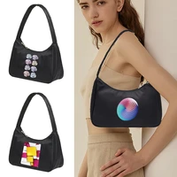 luxury underarm bags women shoulder pouch daily hobos handbag armpit shopping bags casual zipper tote organizer clutch 3d series