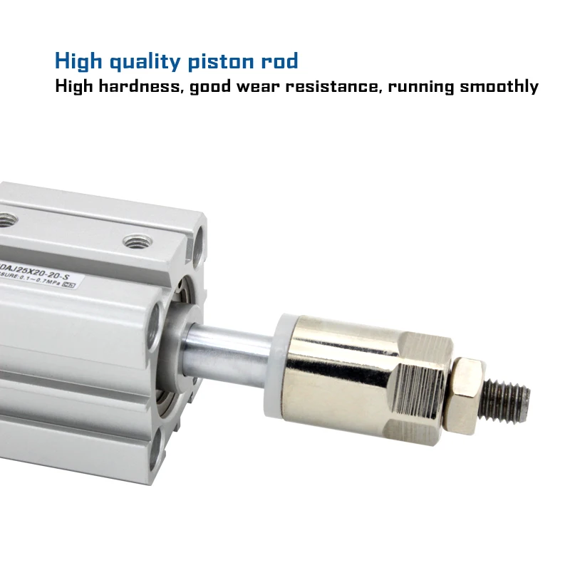 Серия SDAJ25 Компактный воздушный цилиндр с регулируемым ходом диаметр цилиндра 25