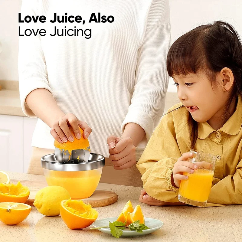 Lemon Squeezer, Manual Citrus Lemon Orange Juicer, Citrus Juicer, Easy To Juice And Seed-Free Hand Juicer images - 6