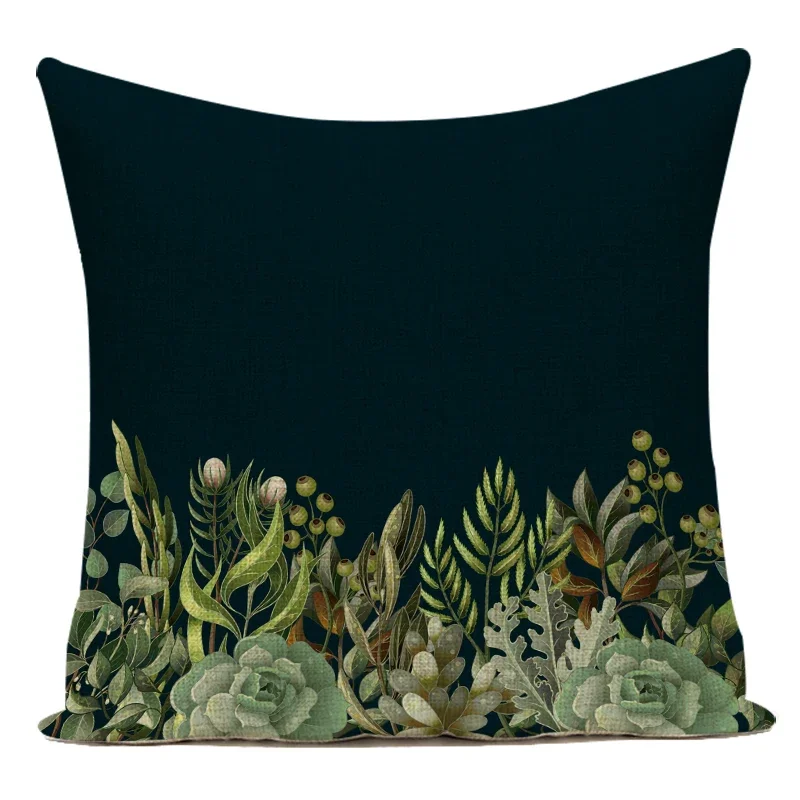 

Чехлы для подушек LSQDVQ с мультяшными принтами из лен/хлопка 45x45/40x40 см