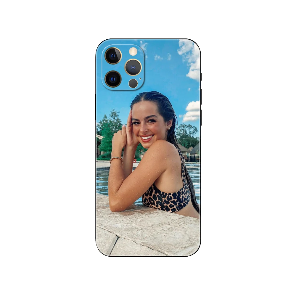 Чехол для телефона American IC girl iphone 5 2020se 6 6s 7 8 plus x 10 XR XS 11 12 13 mini pro MAX Черная задняя
