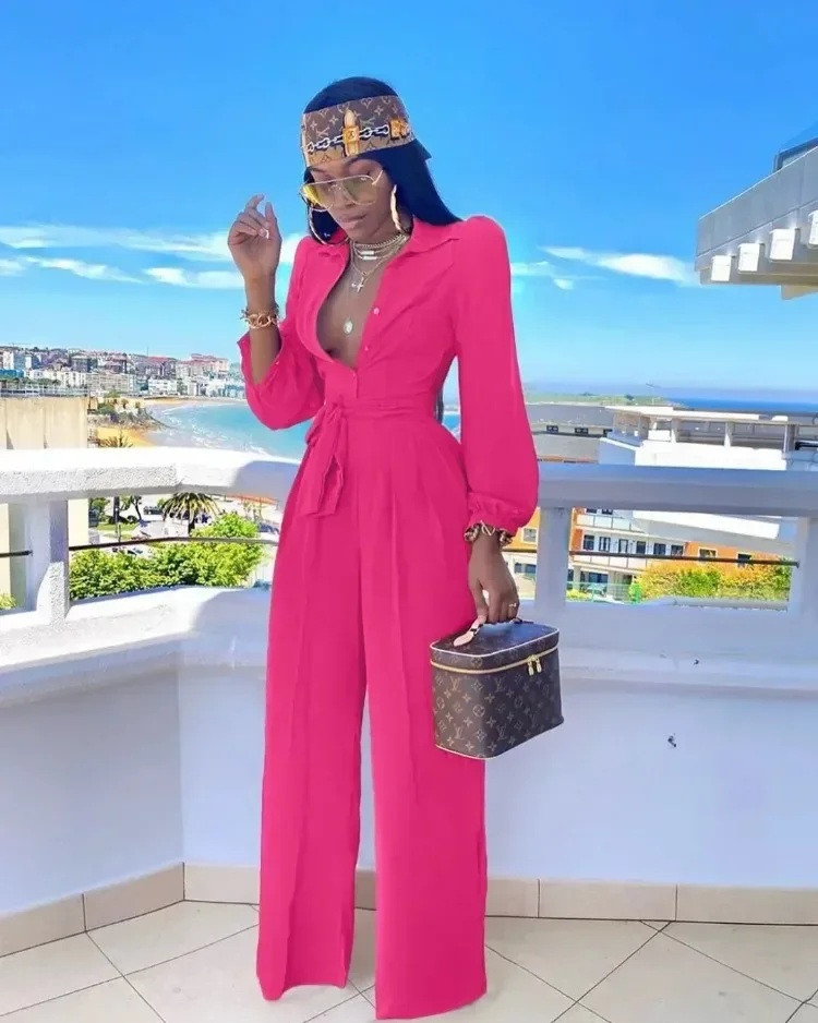 Летняя африканская одежда для женщин африканский комбинезон с длинным рукавом и