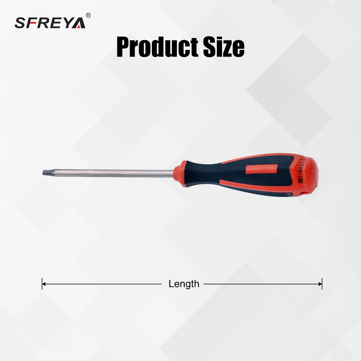 Отвертка SFREYA T1066 Titanium Torx T6-T27, легкая, немагнитная, устойчивая к коррозии, для использования в аэрокосмической и морской промышленности (art.: 3920daec7ccac) - 3920daec7ccac