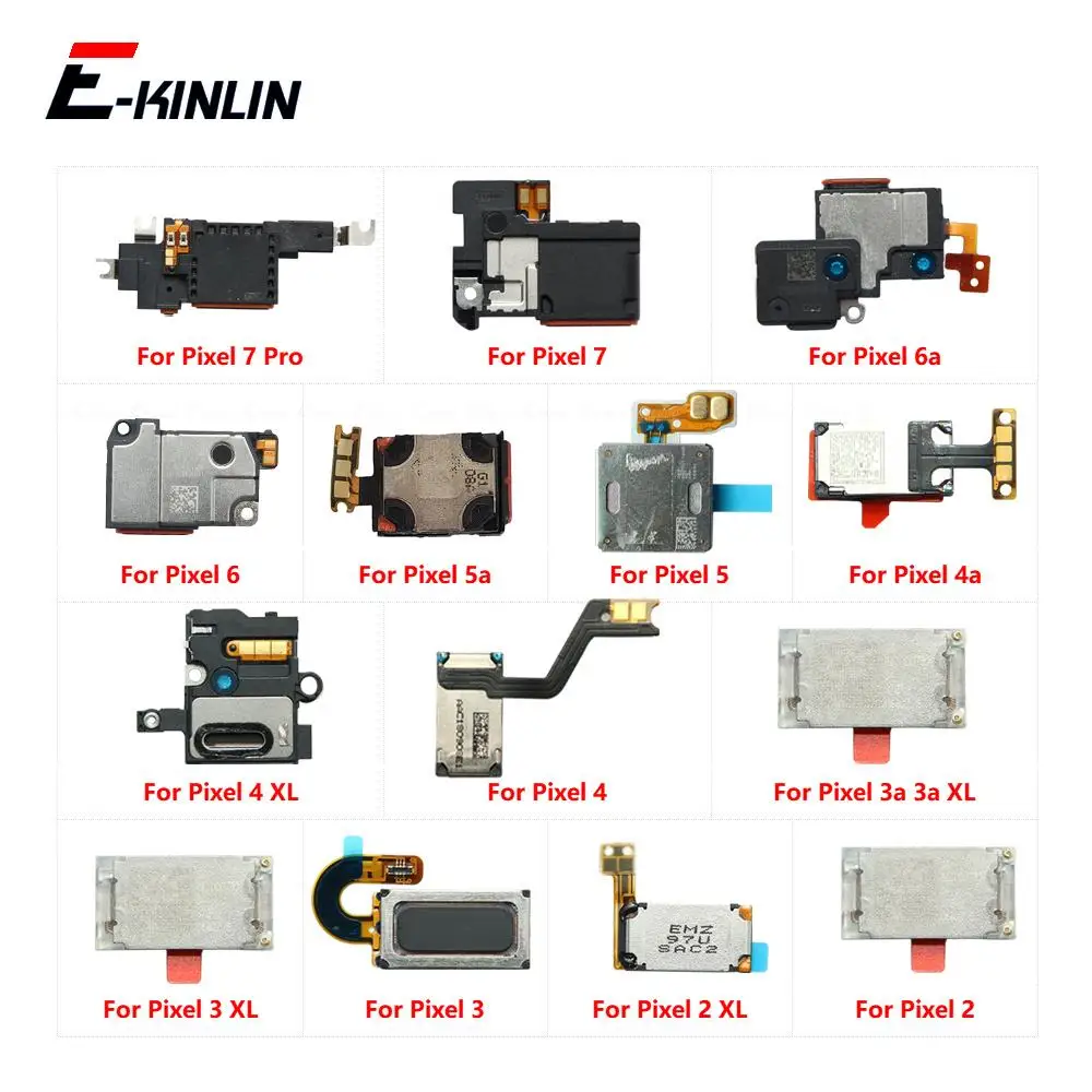 

Earpiece Receiver Front Top Ear Speaker Flex Cable Repair Parts For Google Pixel 6 7 Pro 2 3 3a 4 4a XL 5 5a 6a 5G